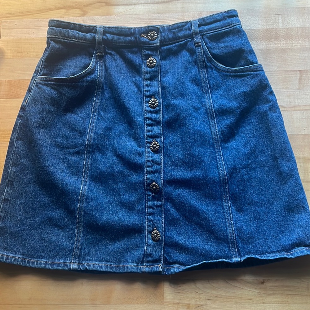 Paris Atelier & Other Stories Denim Mini Skirt sz 10
